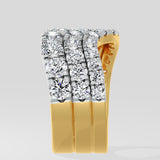 Cascade Wave Diamond Band