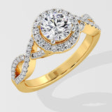 1 ct Aurelia Halo Diamond Ring