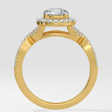 1 ct Aurelia Halo Diamond Ring