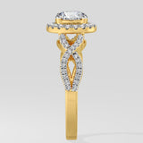 1 ct Aurelia Halo Diamond Ring