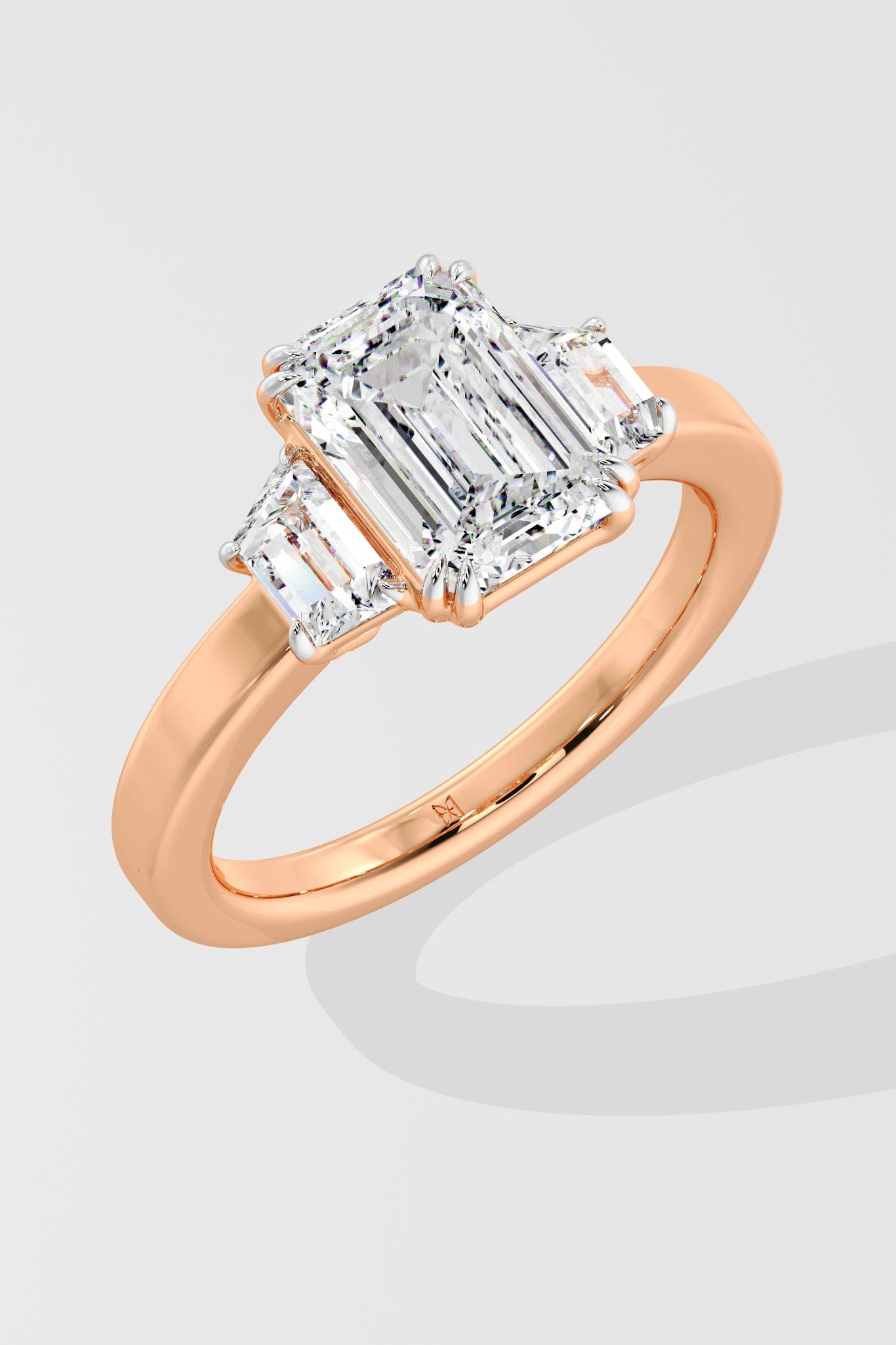 2.5 Ct Trinity Emerald Ring - House of Quadri