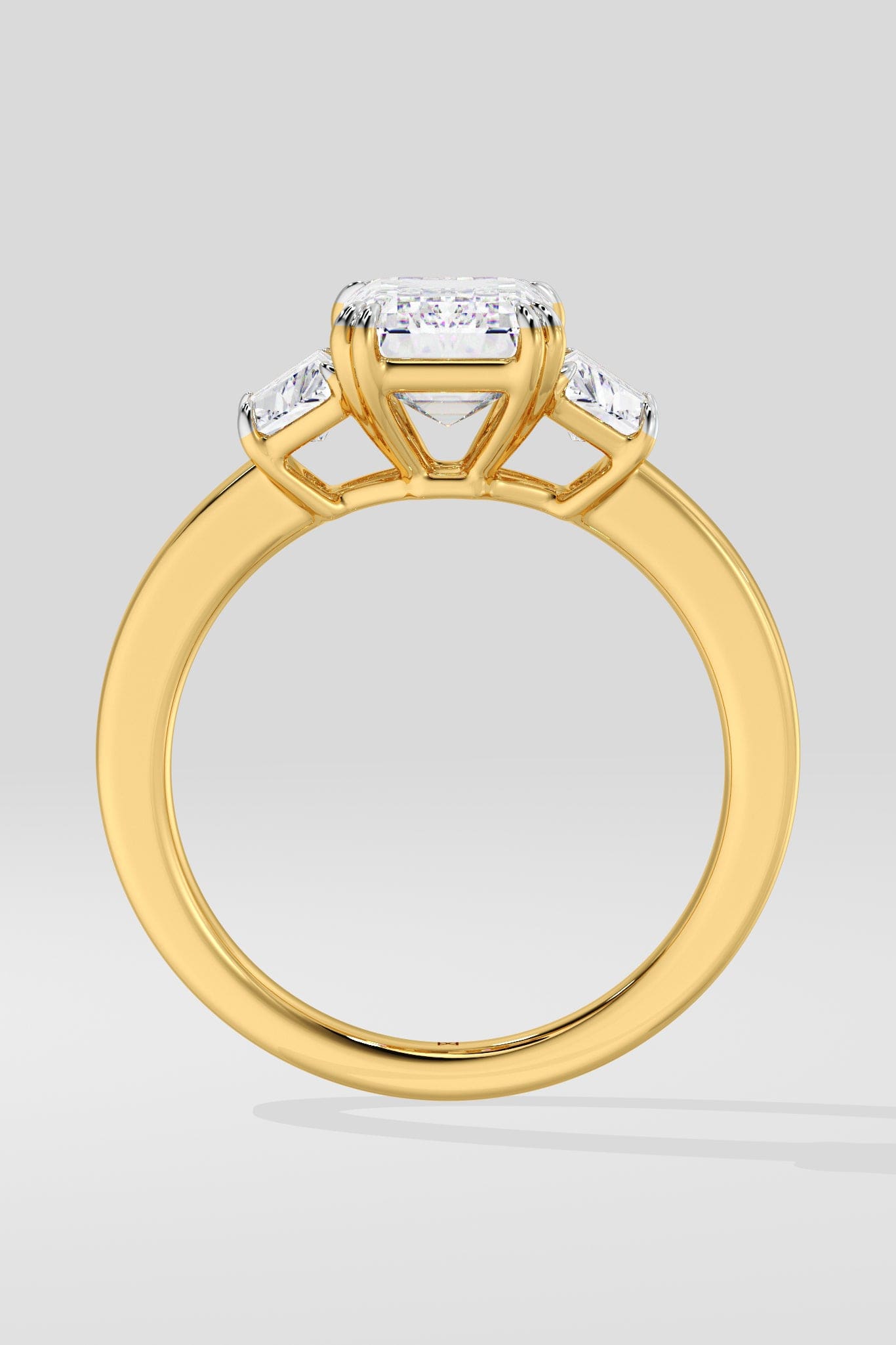 2.5 Ct Trinity Emerald Ring - House of Quadri