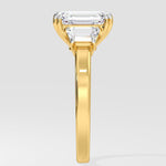 2.5 Ct Trinity Emerald Ring - House of Quadri