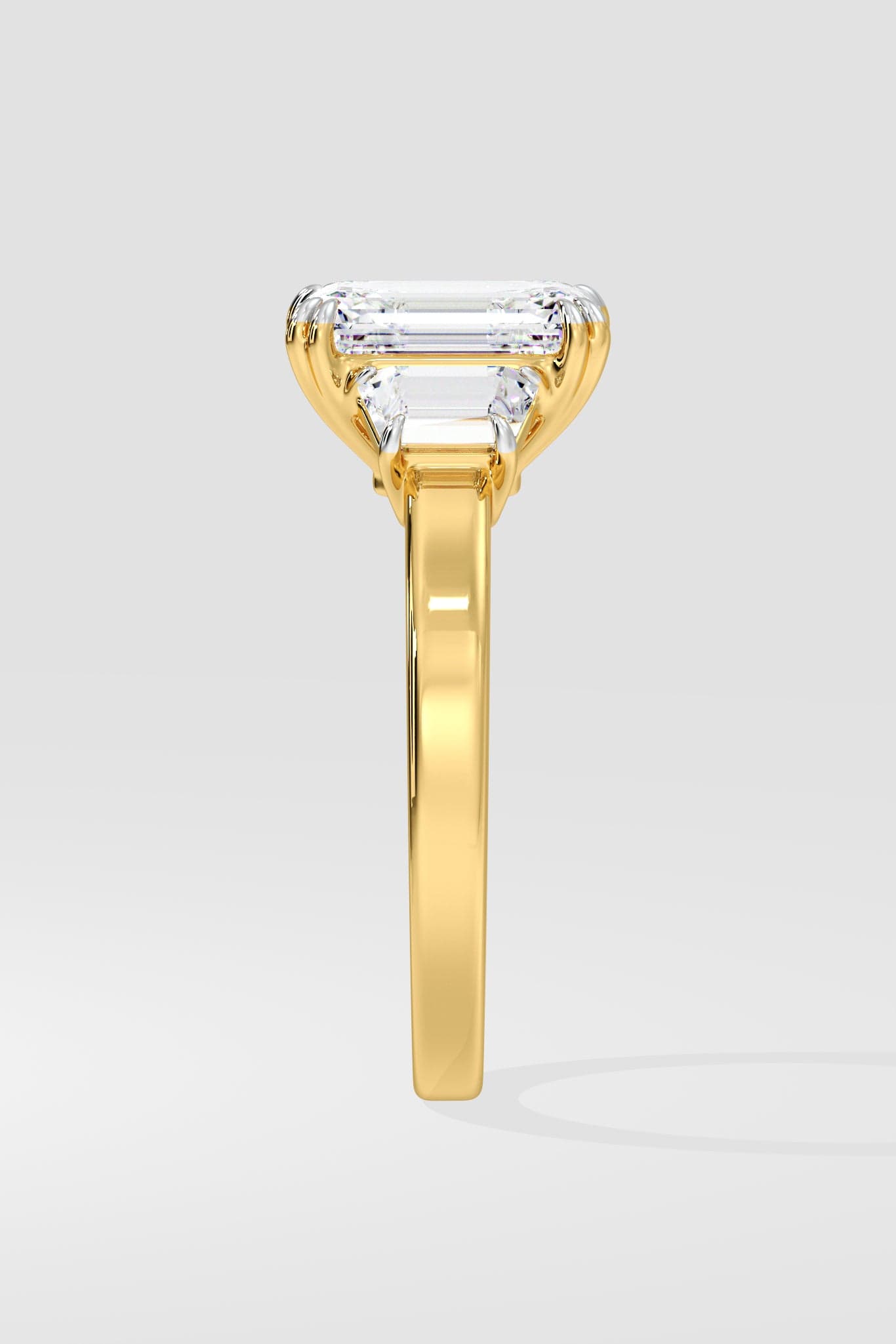 2.5 Ct Trinity Emerald Ring - House of Quadri