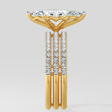 2 Ct Marquise Triad Diamond Ring