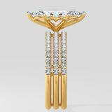 2 Ct Marquise Triad Diamond Ring