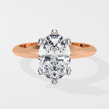 2.5 Ct Oval Ela Ring