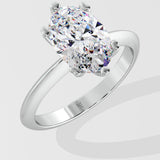2.5 Ct Oval Ela Ring