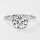 1 ct Bezel Solitaire Diamond Ring