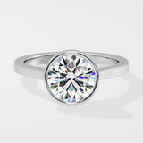 2.5 ct Bezel Solitaire Diamond Ring