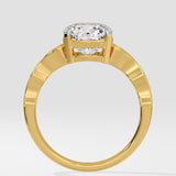 2.5 ct Cushion Contour Ring