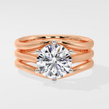 2.5 ct Canopy Solitaire Ring