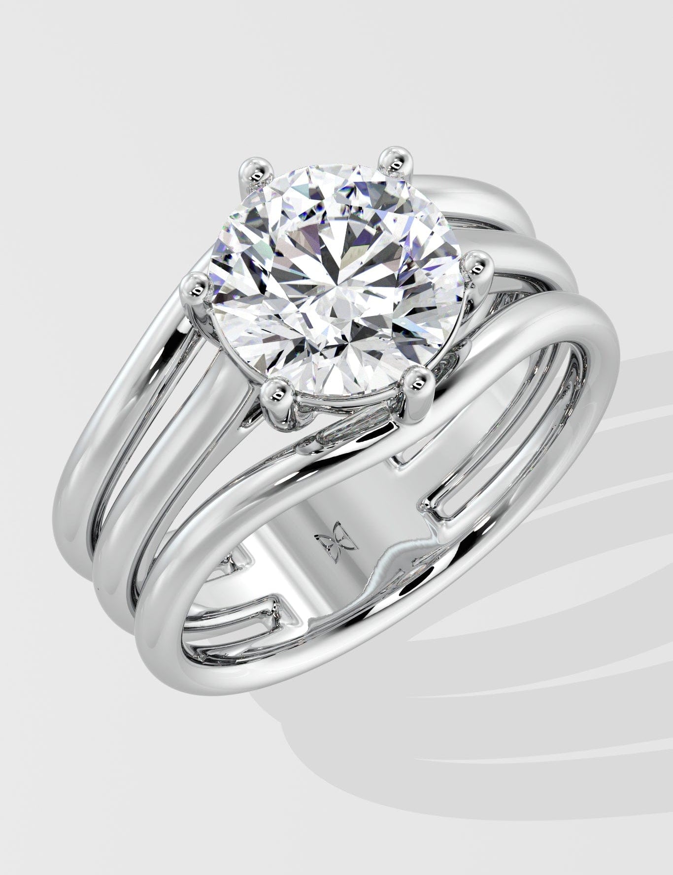 2.5 ct Canopy Solitaire Ring