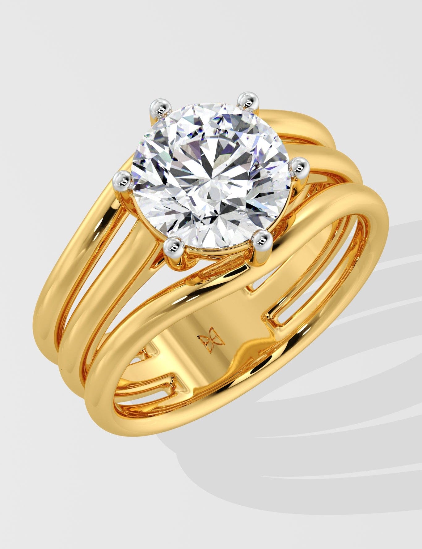 2.5 ct Canopy Solitaire Ring