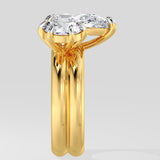 Pear and Round Toi-et-Moi Ring