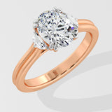 2.5 Ct Lunara Oval Ring