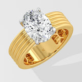 2 Ct Quattro Oval Ring