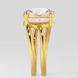 3 ct Oval Twilight Diamond Ring