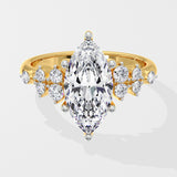 2.5 Ct Marquise Blume Diamond Ring