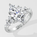 2.5 Ct Marquise Blume Diamond Ring