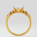 2.5 Ct Marquise Blume Diamond Ring