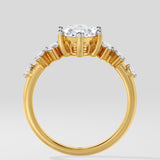 2.5 Ct Marquise Blume Diamond Ring