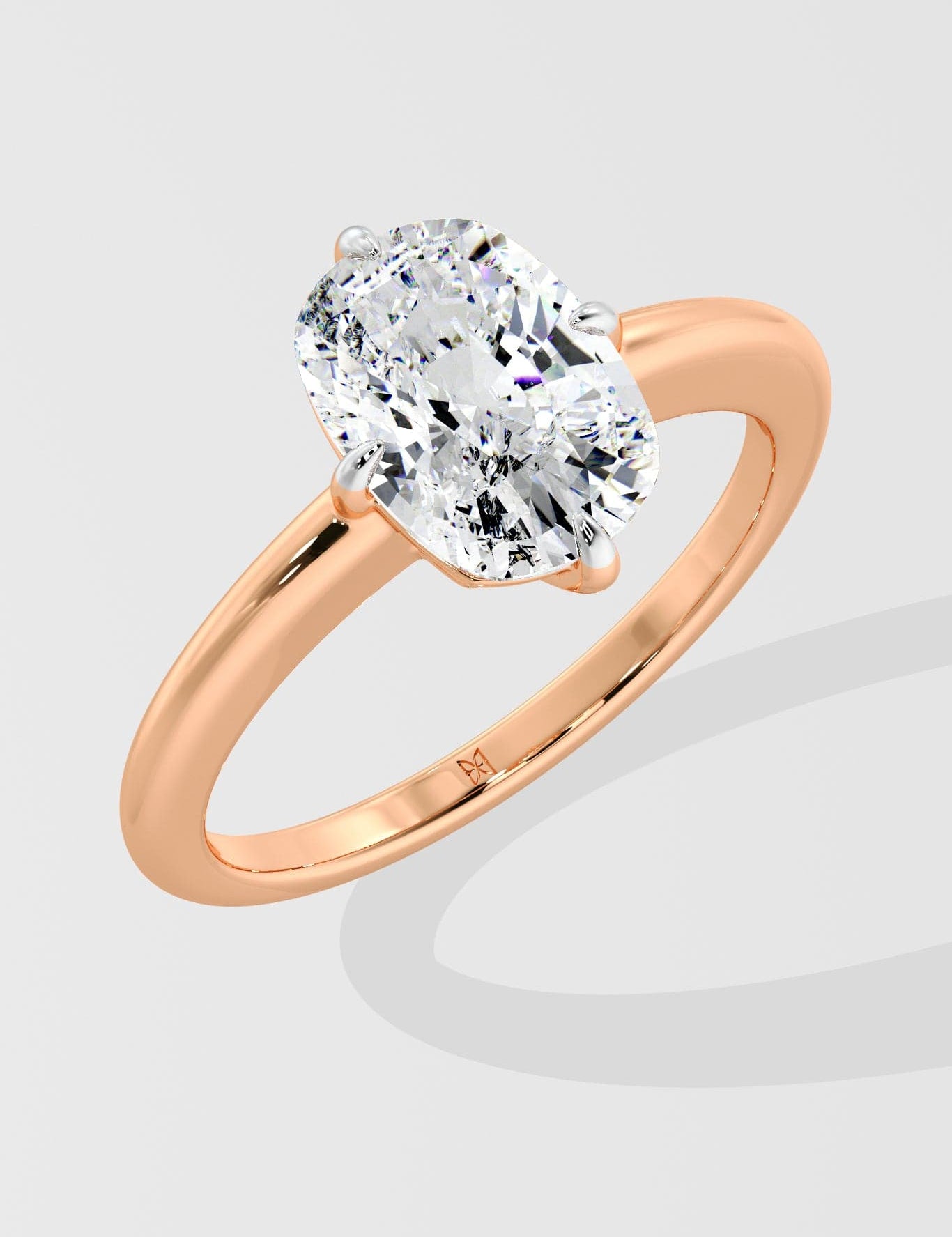 2.5 Ct Cushion Compass Ring