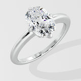 2.5 Ct Cushion Compass Ring