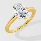 2.5 Ct Cushion Compass Ring