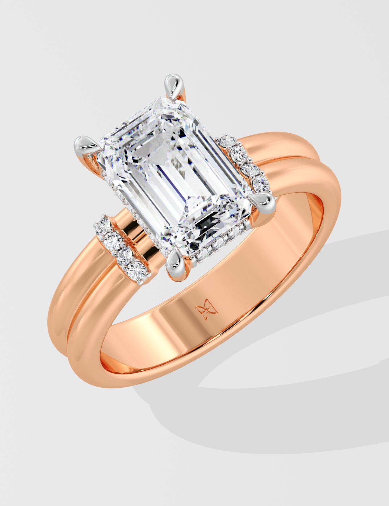 2 ct Verdant Emerald Diamond Ring