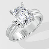 2 ct Verdant Emerald Diamond Ring