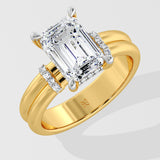 2 ct Verdant Emerald Diamond Ring