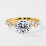 1.5 Ct Scatter Solitaire Ring
