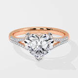 2 Ct Heart Diamond Ring