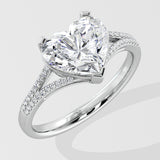 2 Ct Heart Diamond Ring