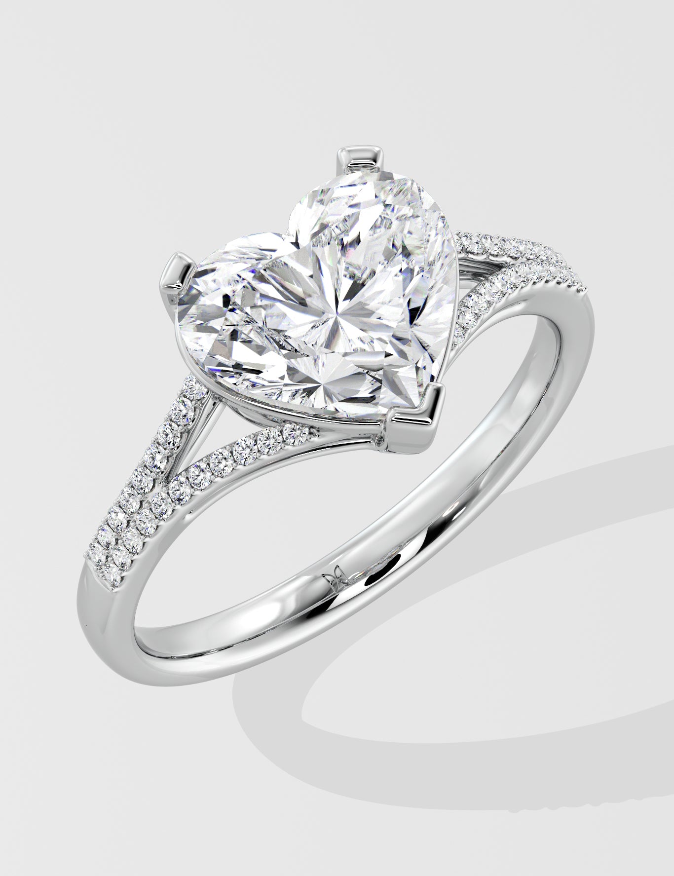 2 Ct Heart Diamond Ring