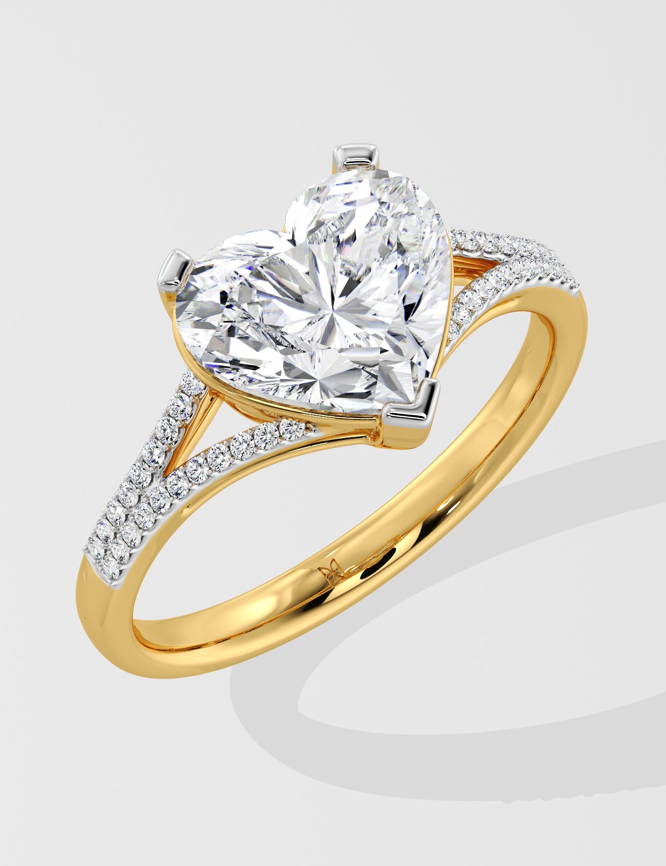 2 Ct Heart Diamond Ring