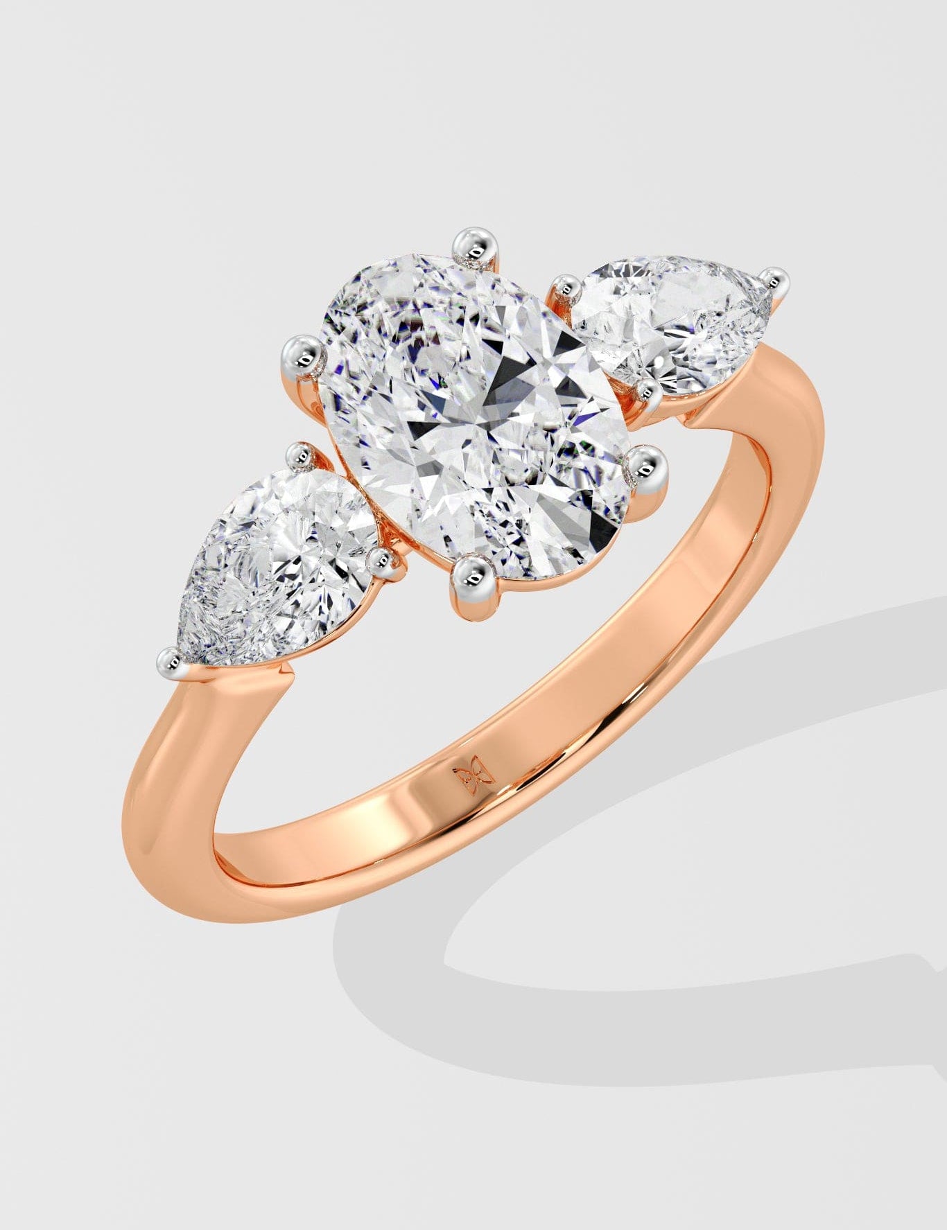 1 ct Oval Ternate Ring - House of Quadri