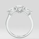 1 Ct Oval Ternate Ring