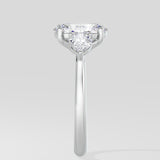 1 ct Oval Ternate Ring