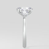 1 Ct Oval Ternate Ring