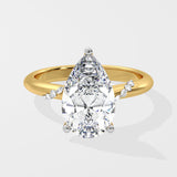 3 Ct Elena Pear Ring