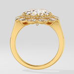7 Ct Asteria Halo Ring - House of Quadri