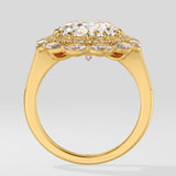 7 Ct Asteria Halo Ring