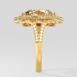 7 Ct Asteria Halo Ring - House of Quadri