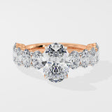 2 Ct Oval Eternal Diamond Ring