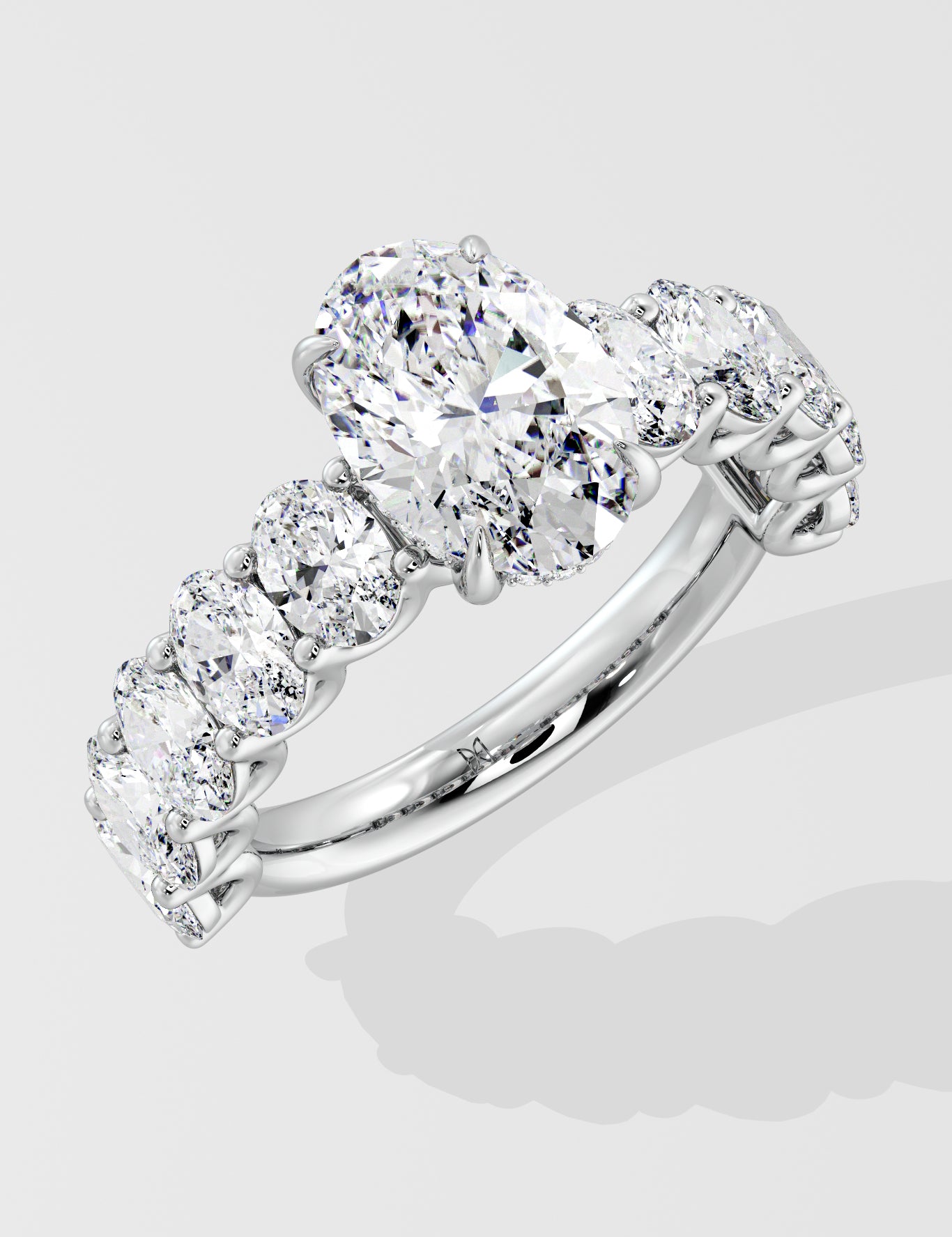 2 Ct Oval Eternal Diamond Ring