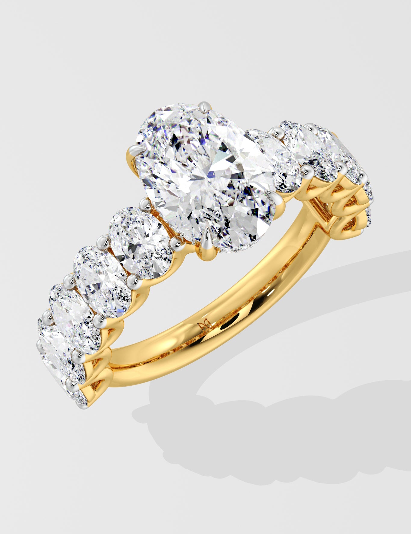 2 Ct Oval Eternal Diamond Ring