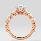 2 Ct Oval Eternal Diamond Ring