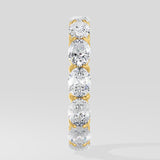 East-West Oval Eternity Band